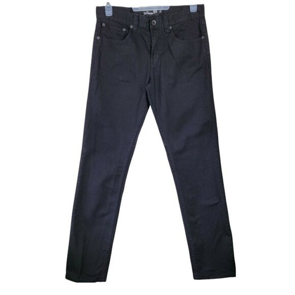 RSQ New York Slim Straight Very Black Jeans NWOT 32x34 Tilly's Casual Work - Picture 1 of 6